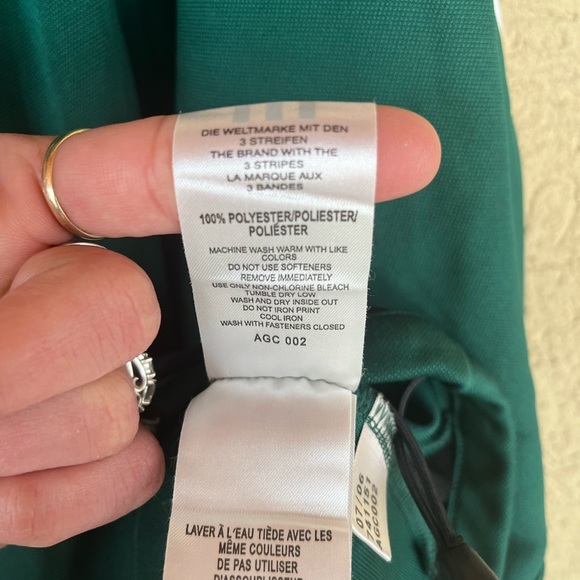 Men’s green and black clima cool Adidas Jacket size XL - Picture 4 of 5